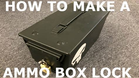 homemade steel lock box|diy ammo console lock box.